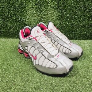 Nike Shox Turbo 2007 White Silver Pink Sneakers 316719-163 Womens Size 10